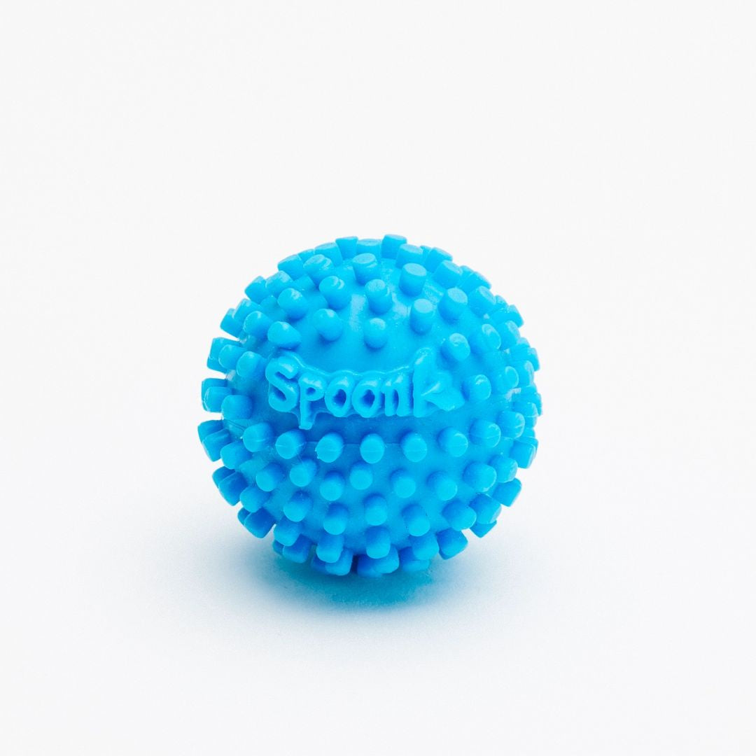 Blue acupressure ball