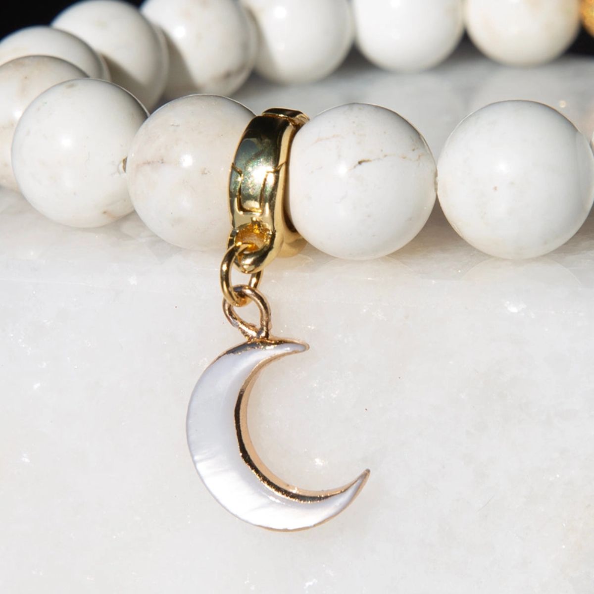Gold Moon Charm
