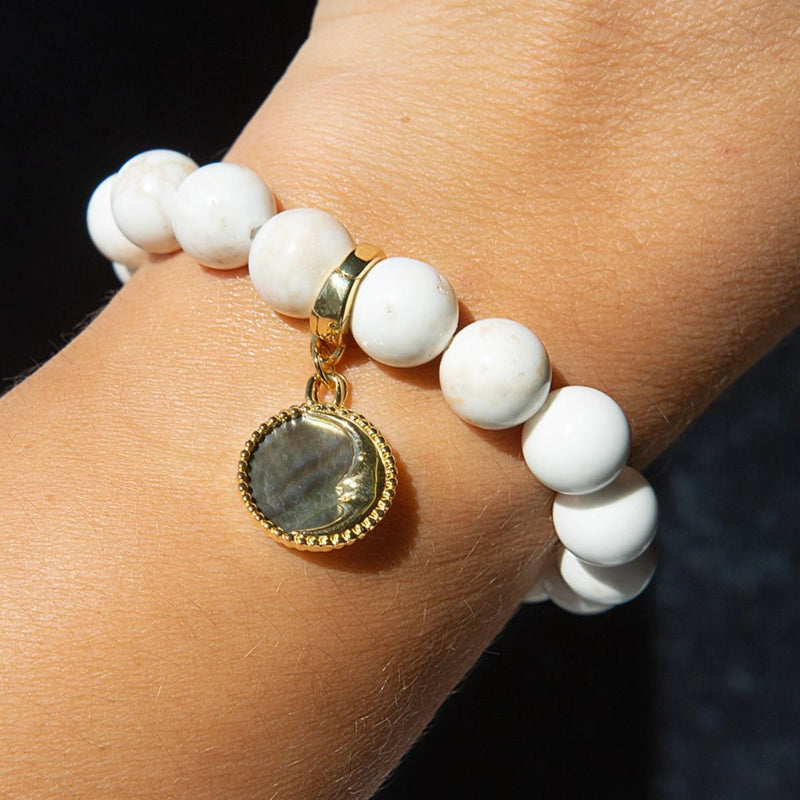 Gold Sun & Moon Charm