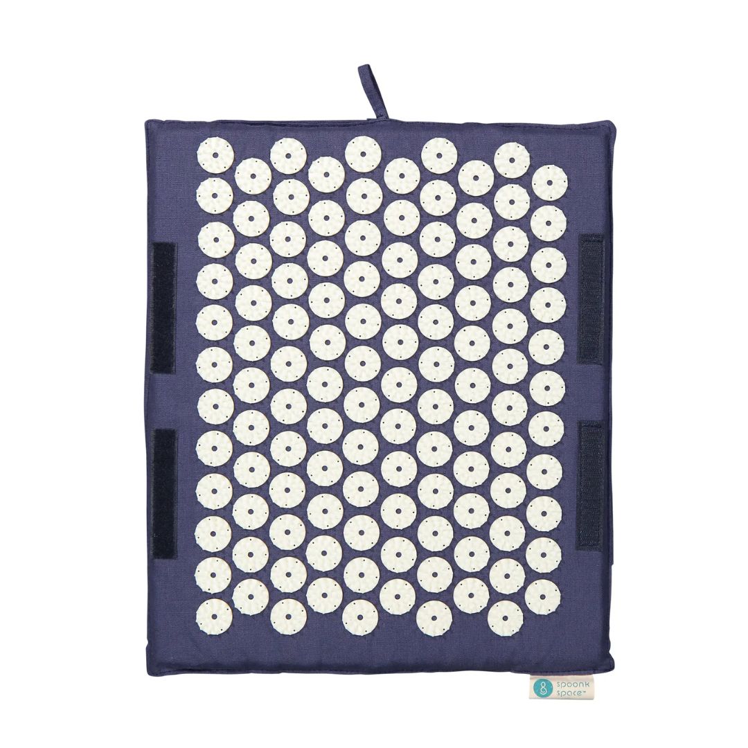 Navy blue acupressure mat