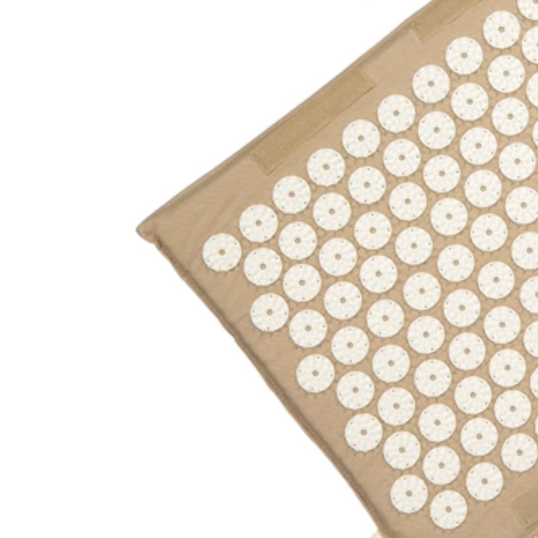 Sand color acupressure mat