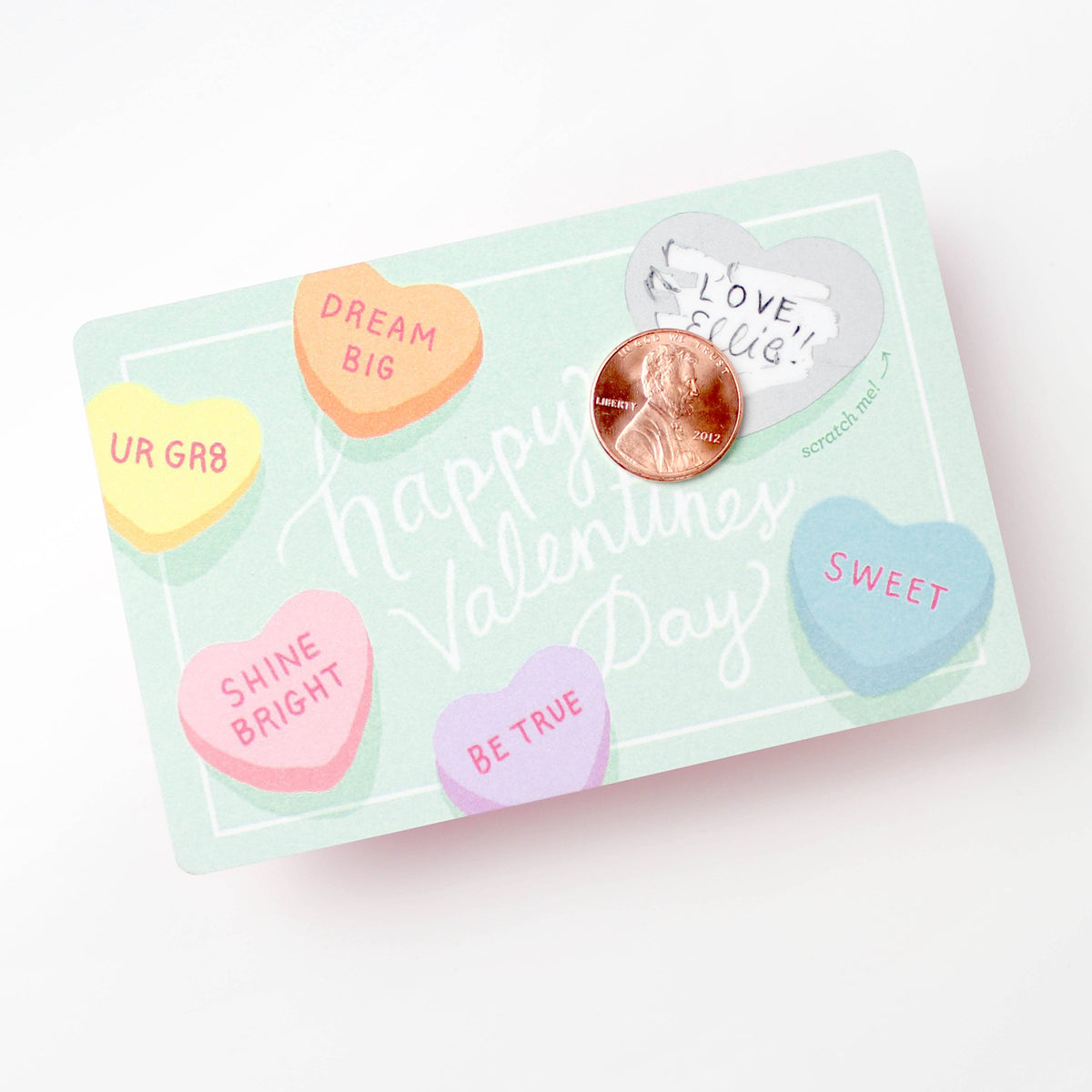 Scratch-off Sweetheart Valentines - 18 pc
