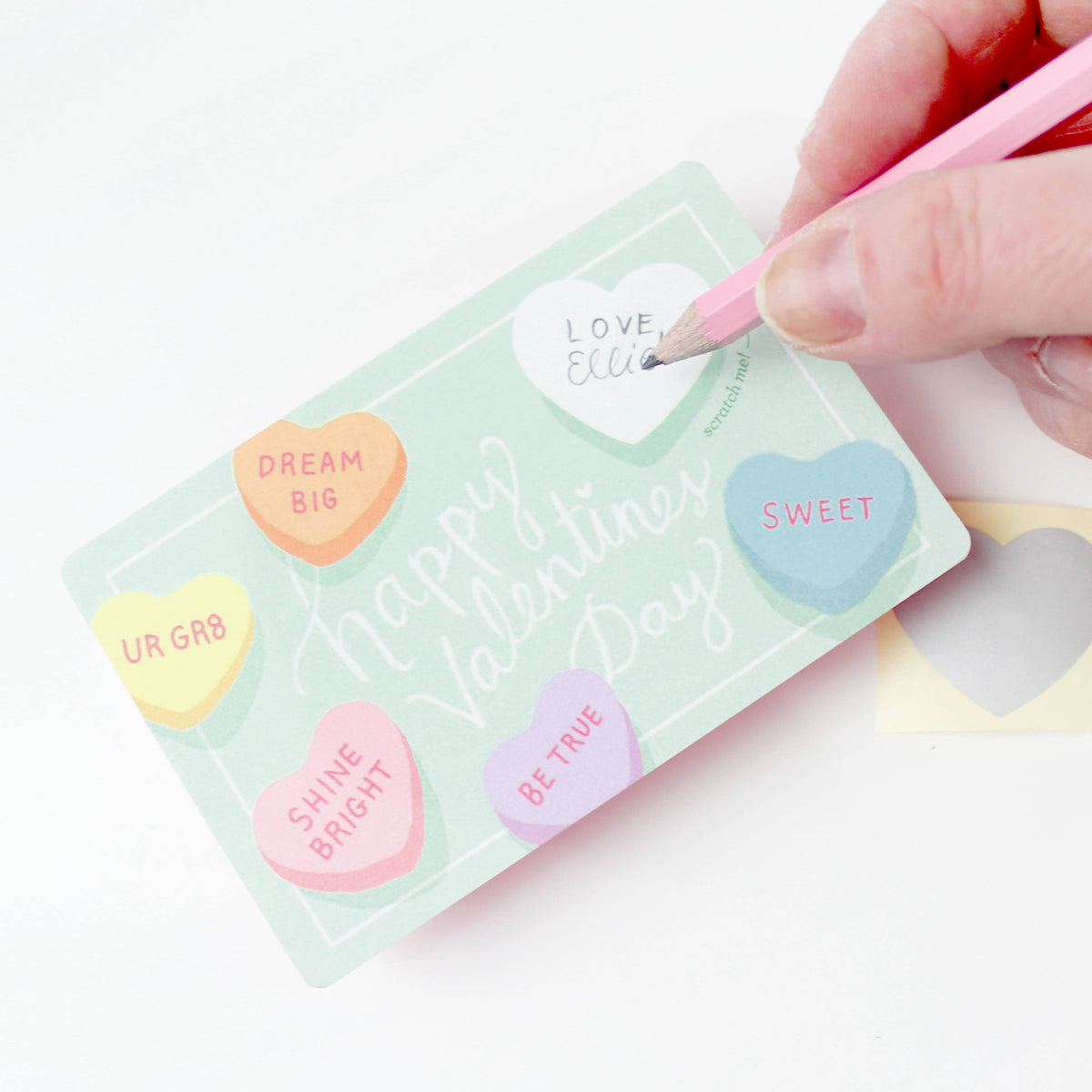 Scratch-off Sweetheart Valentines - 18 pc