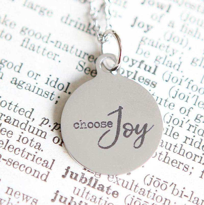 Choose Joy necklace