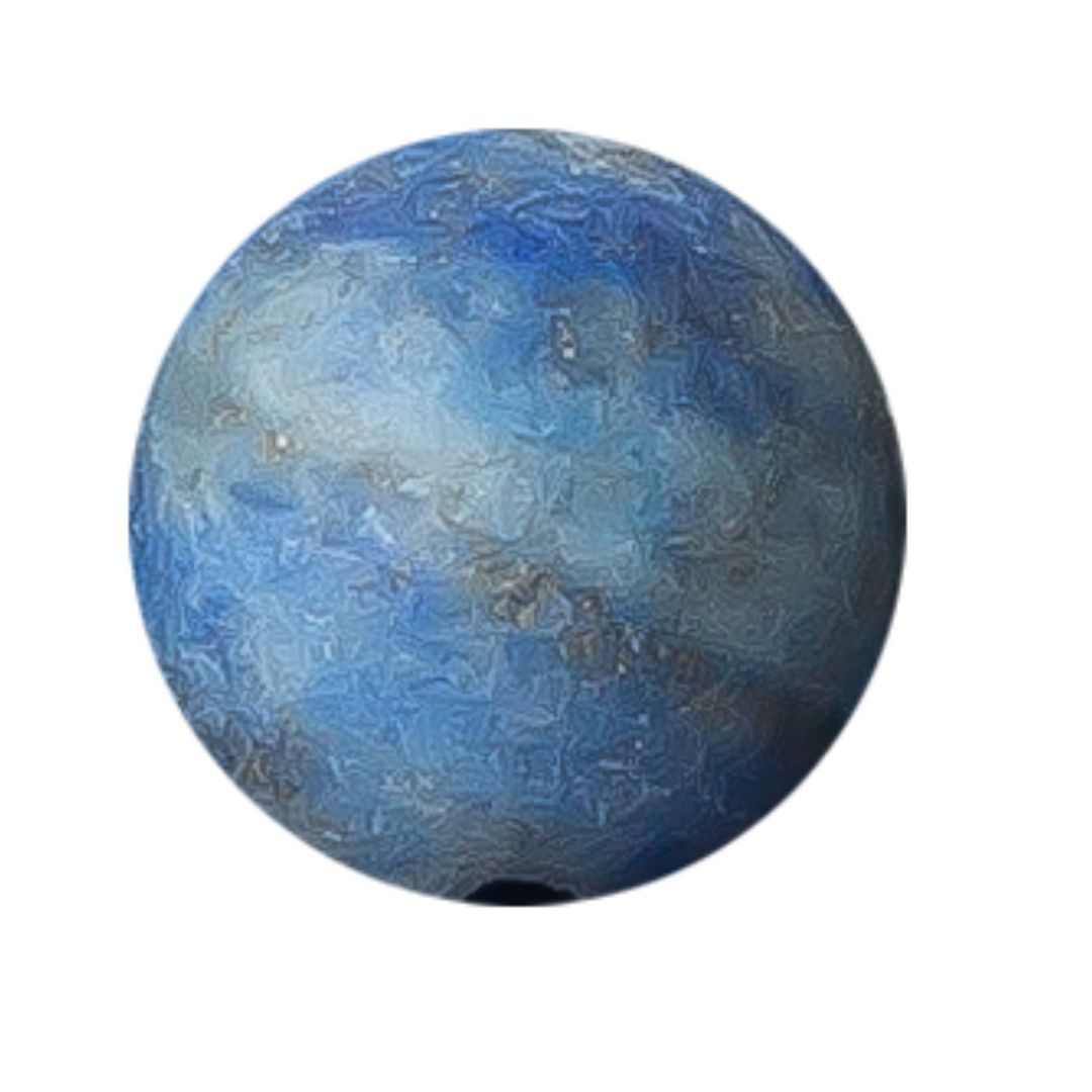 Blue lapis lazuli stone