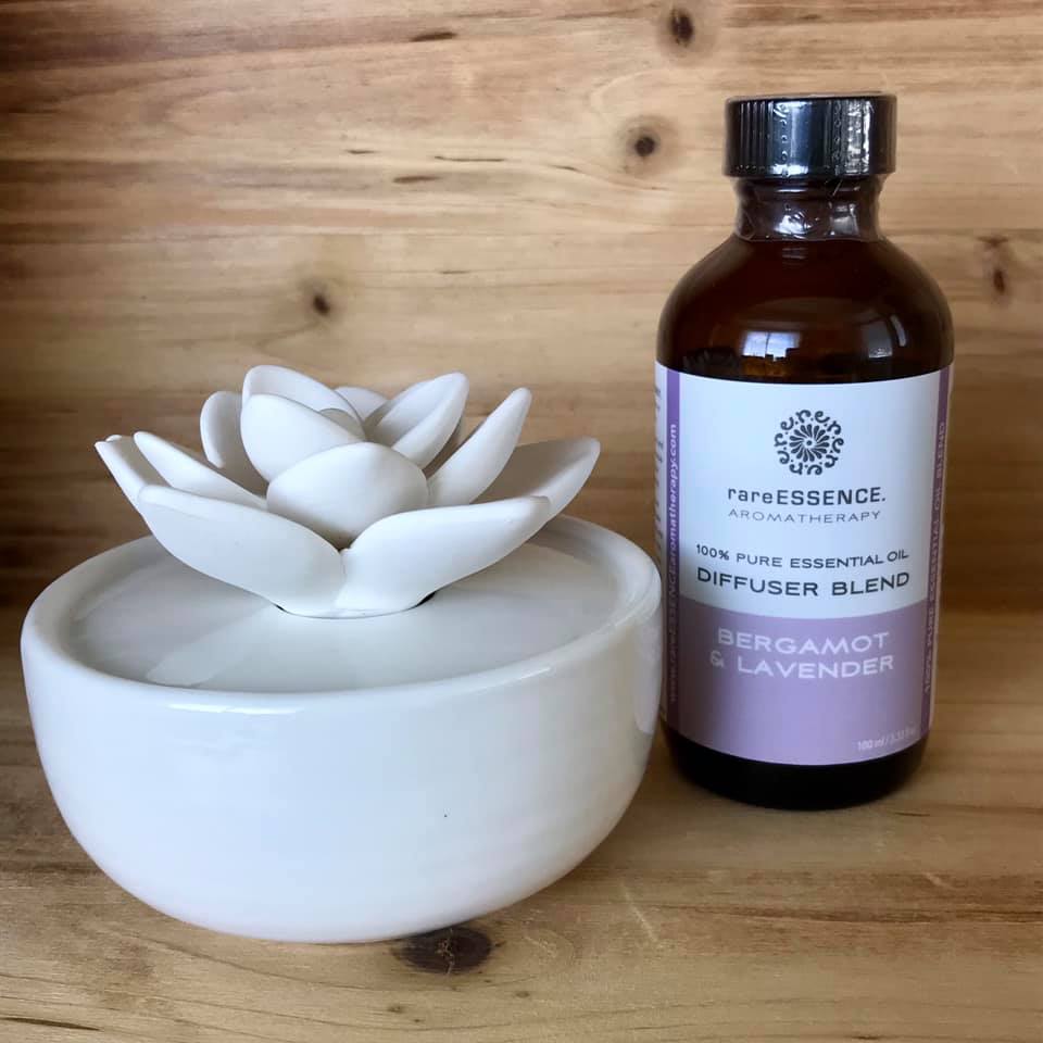 Lotus Bergamot Lavender Essential Oil Diffuser