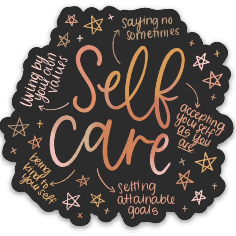 "Self Care" sticker by Elyse Breanne Designs