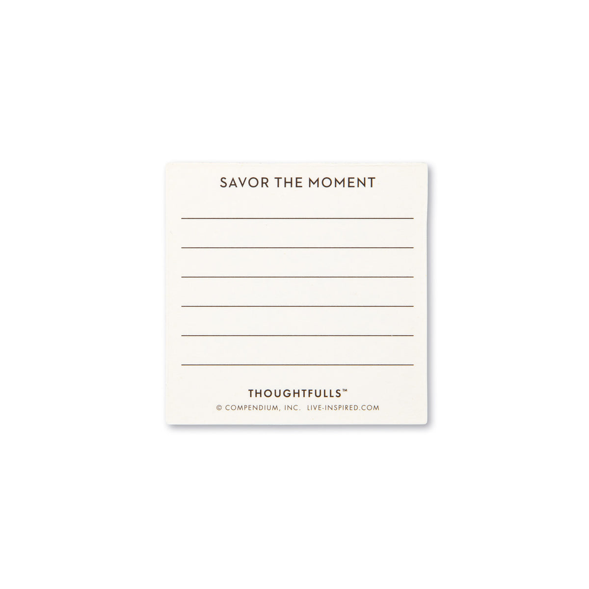 Cards are lined on back to write a personal message