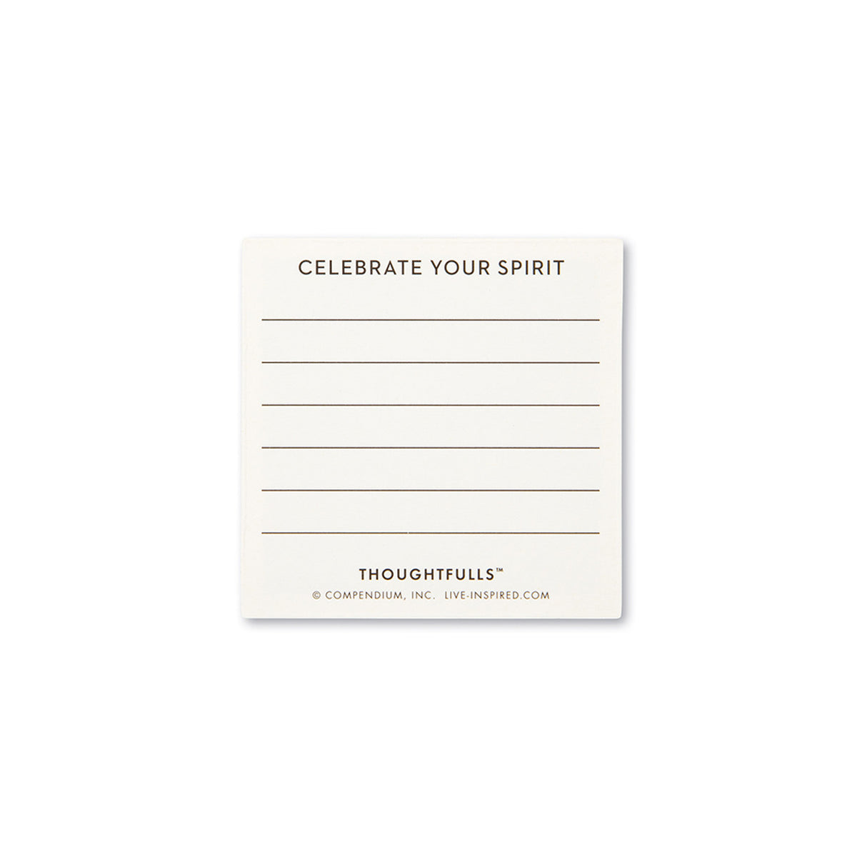 The back of the cards are lined to write a personal note