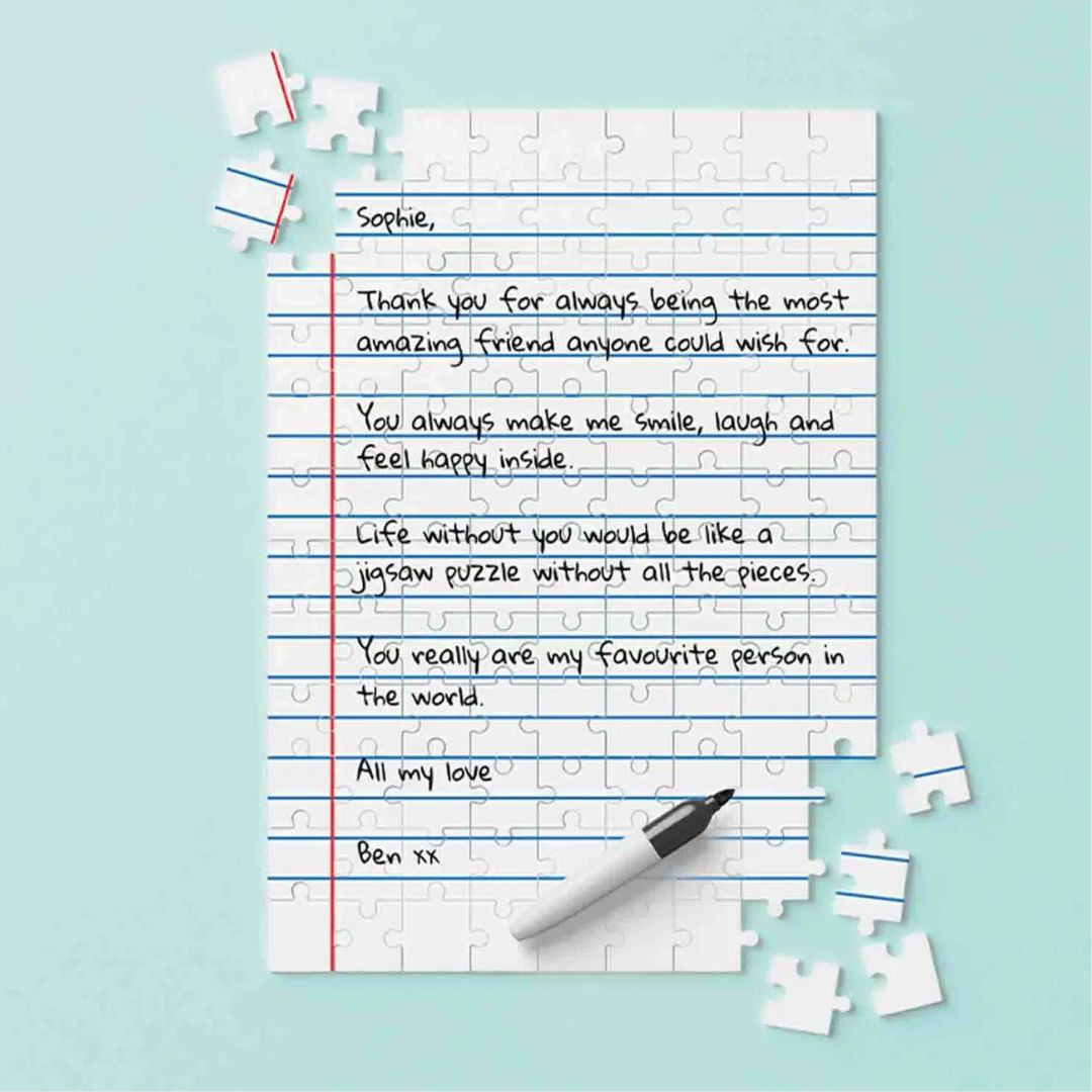 Letter Jigsaw Puzzle