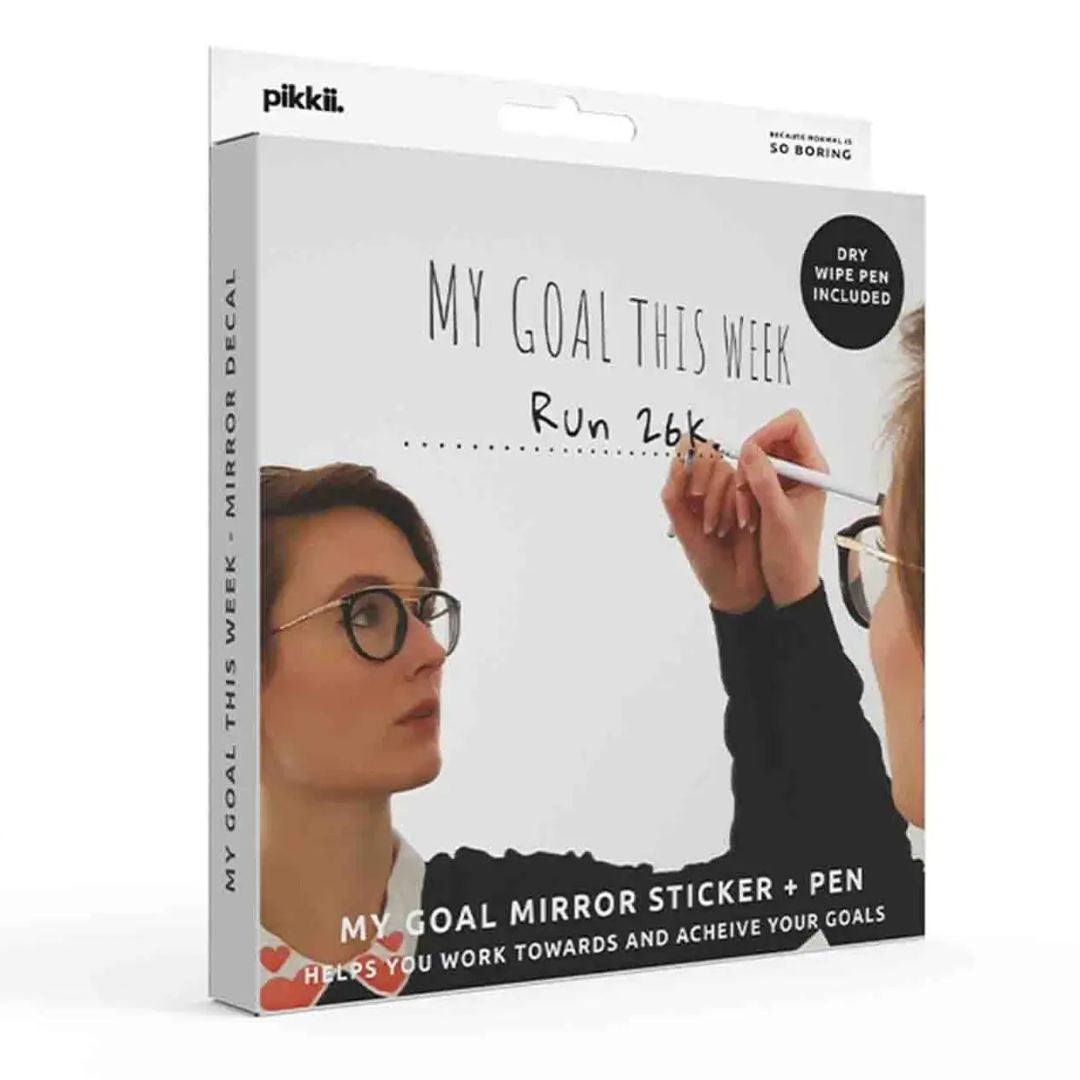 "My Goal" mirror sticker