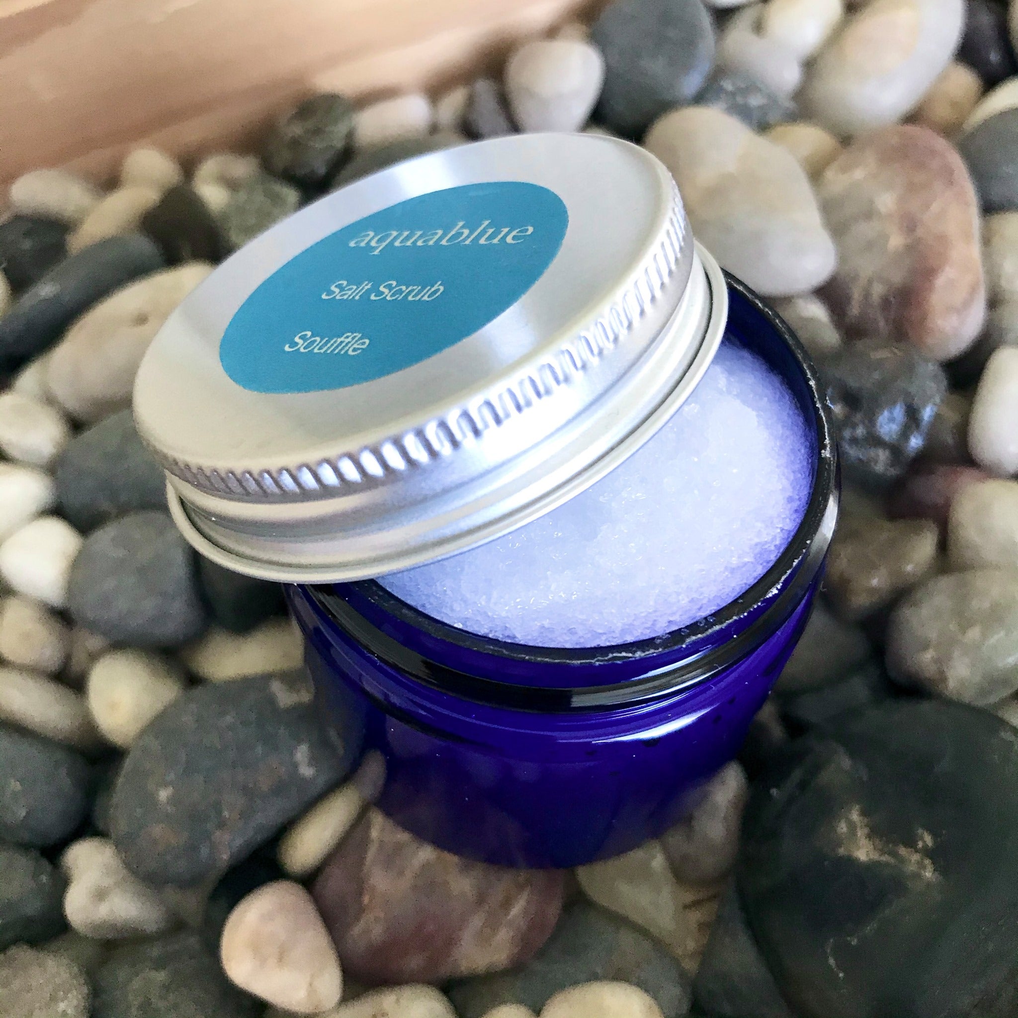 Our salt scrub souffle is made of a soap base, so it won't dry out your skin. PLUS, it is unscented and perfect for mixing with a bit of your favorite essential oil for a custom shower experience!