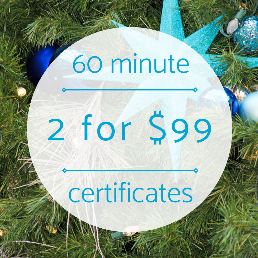 60 minute aqua massage or amethyst biomat certificates - two for $99