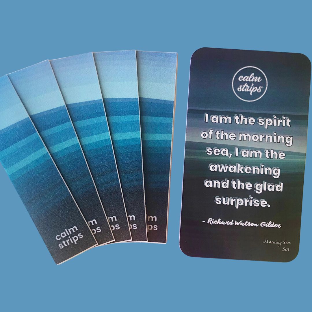 Morning Seas card reads "I am the spirit of the morning sea, I am the awakening and the glad surprise."