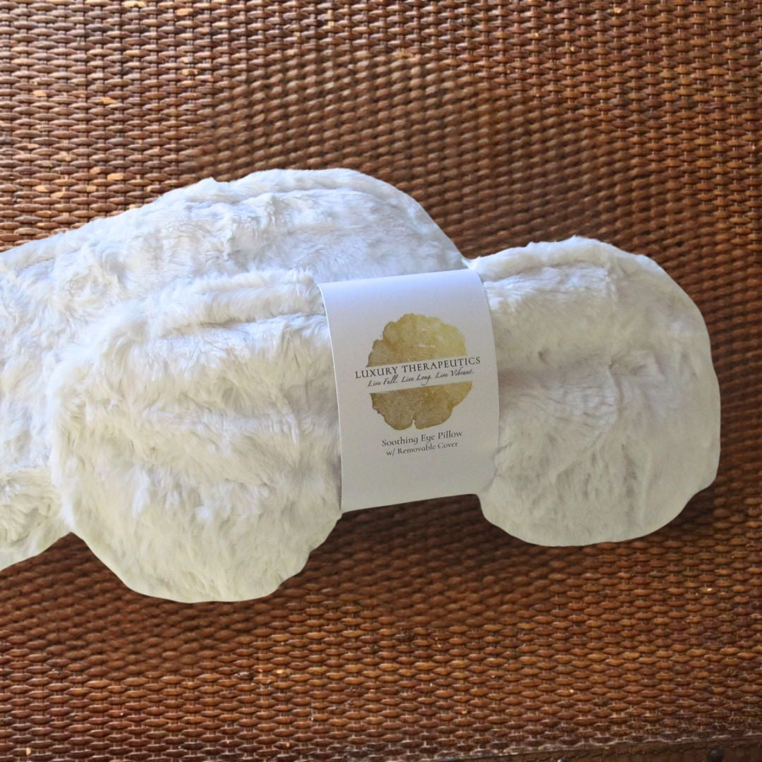 Soothing Eye Pillow - Lux White Fur