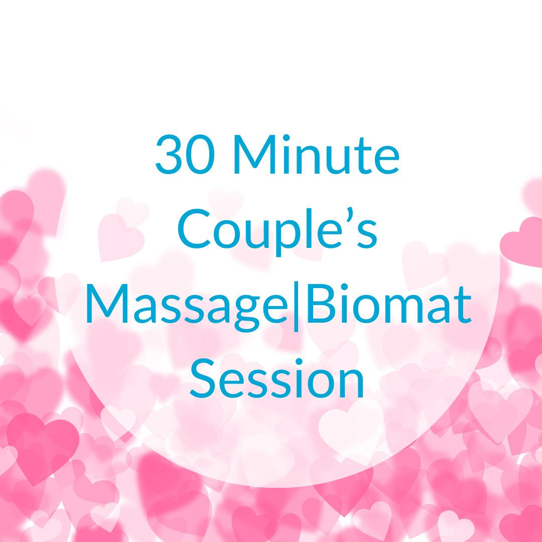 30 minute couple's massage / biomat session