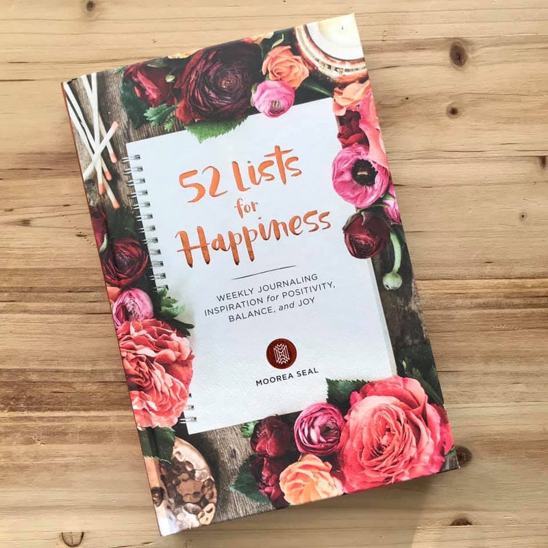 You can't go wrong with adding a little more happiness into your life! The "52 Lists of Happiness" journal provides a weekly journaling inspiration to develop more positivity, balance, and joy to your life!