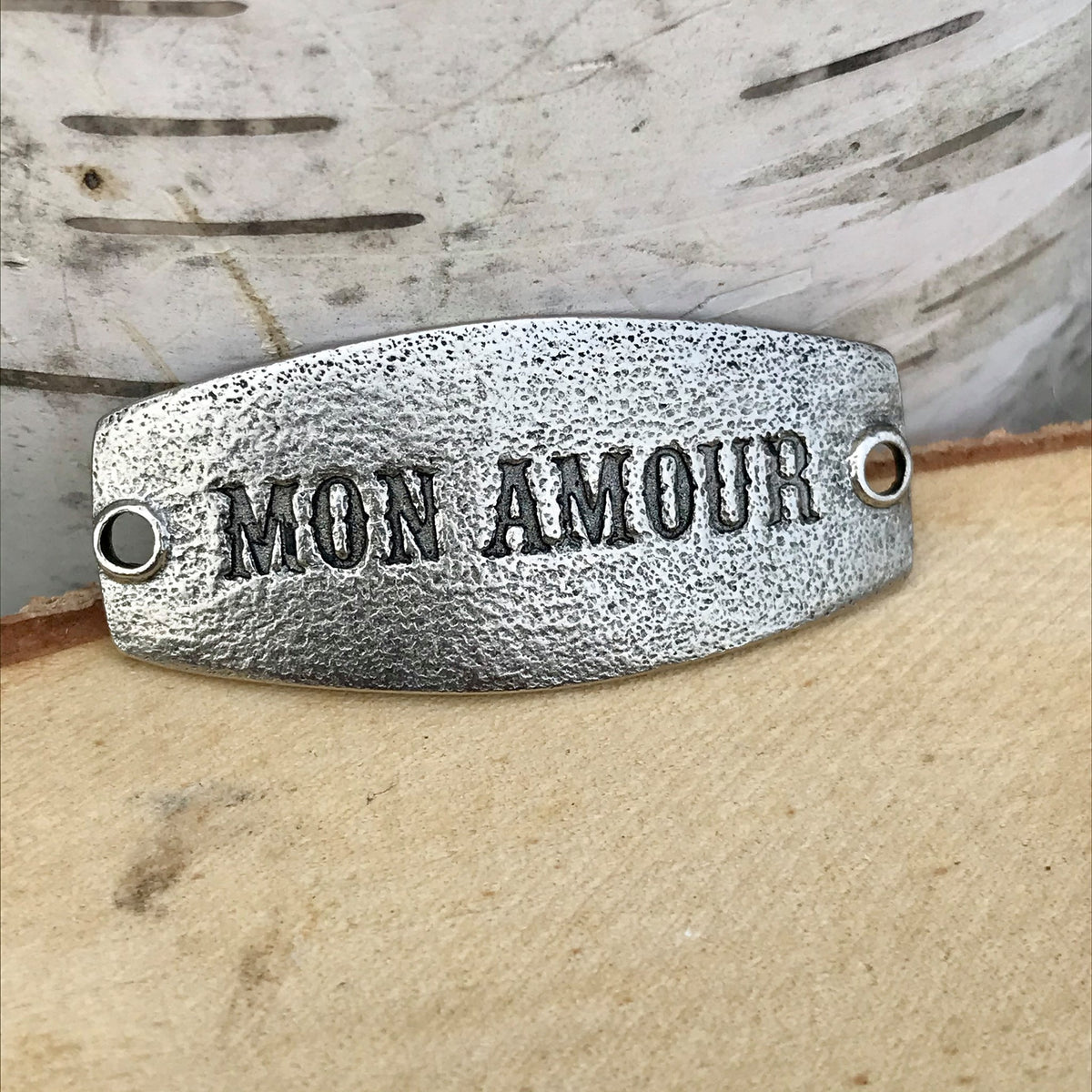 "MON AMOUR" (silver)