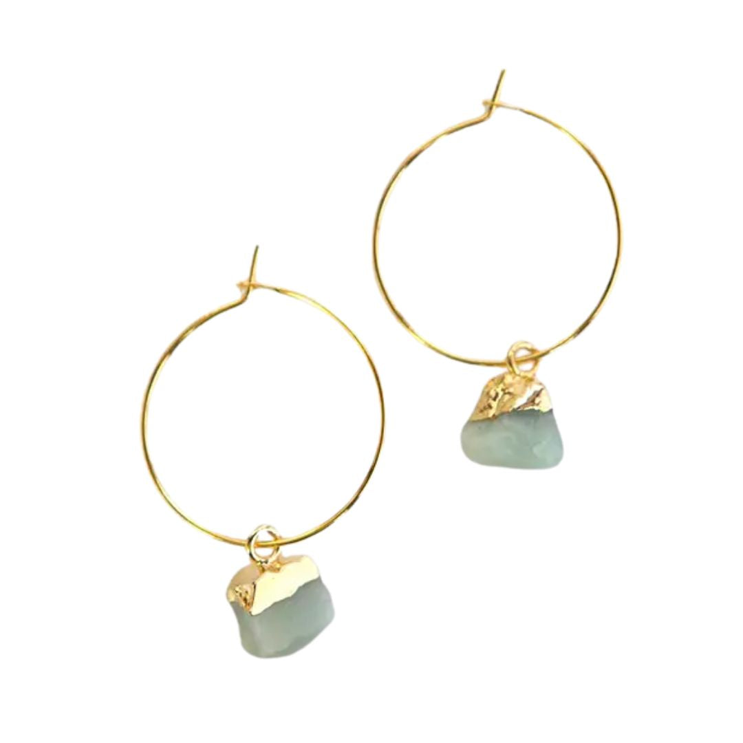 Lenny & Eva Amazonite Bella earrings