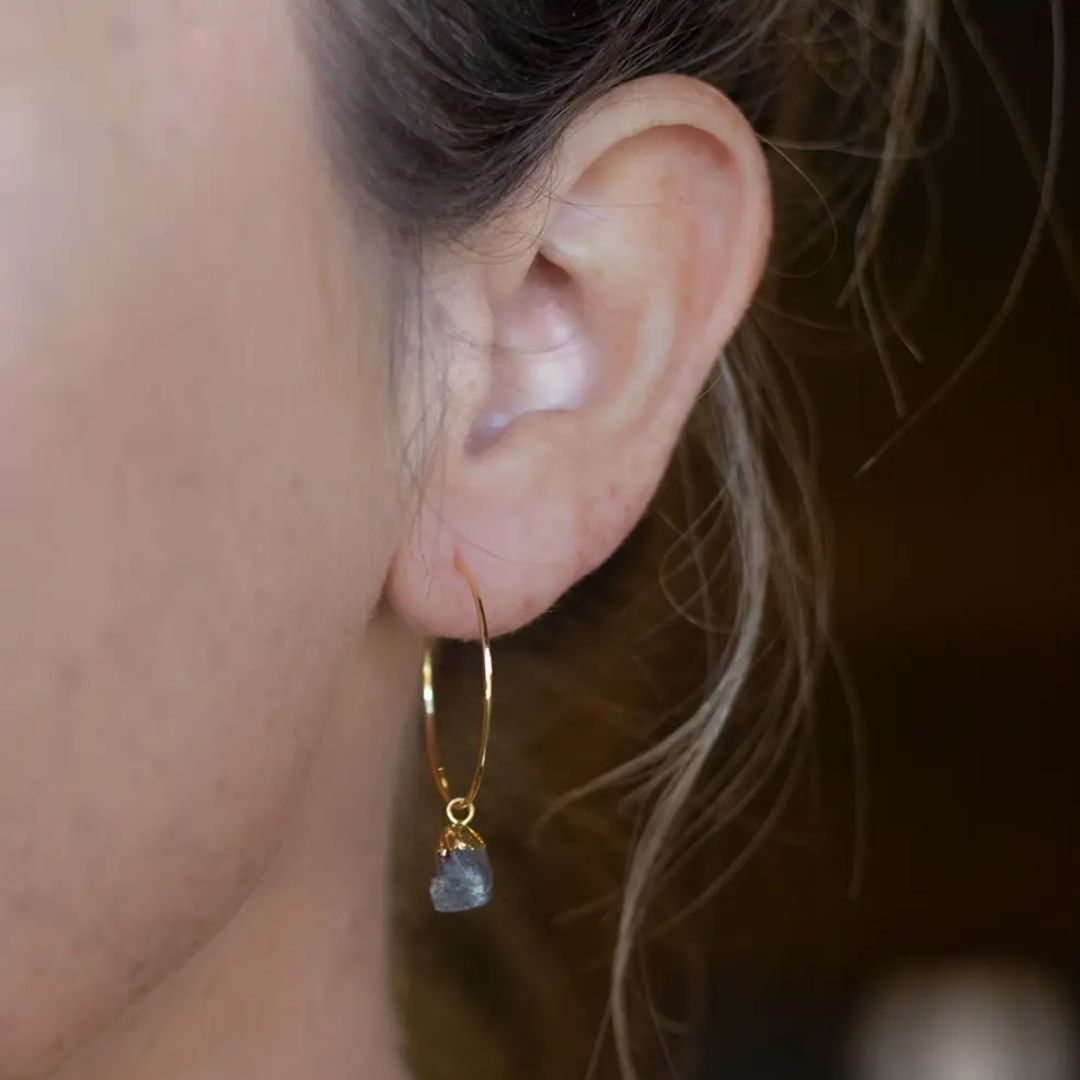 Lenny & Eva Bella earrings on model