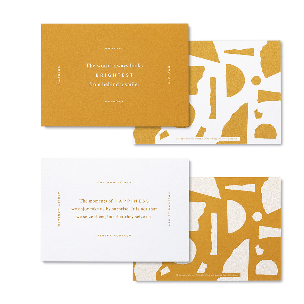 Sample cards from Find Your Happiness boxed set