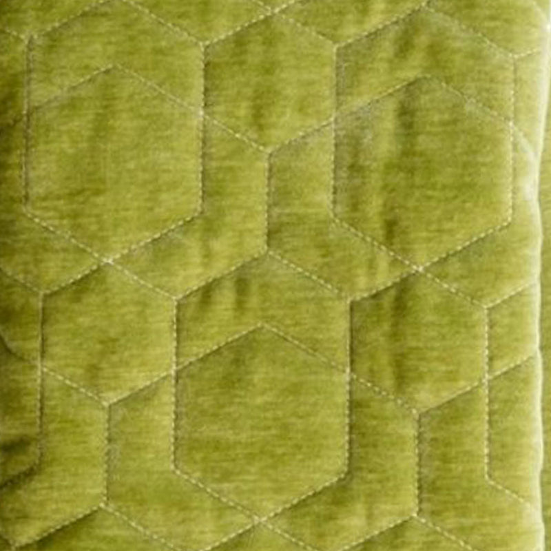 Closeup of the geometric citron fabric