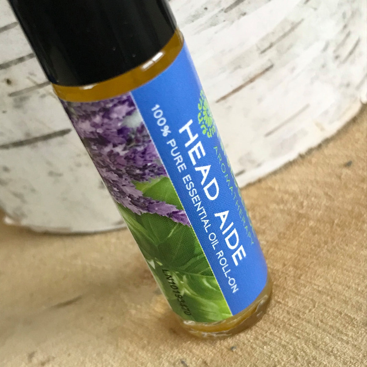 Chamomile, lavender, peppermint, and basil essential oils are some of the ingredients in this roll-on that help calm and fight off headaches and nausea.
