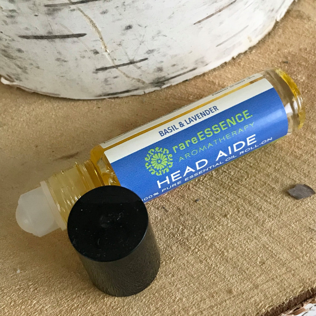 Chamomile, lavender, peppermint, and basil essential oils are some of the ingredients in this roll-on that help calm and fight off headaches and nausea.