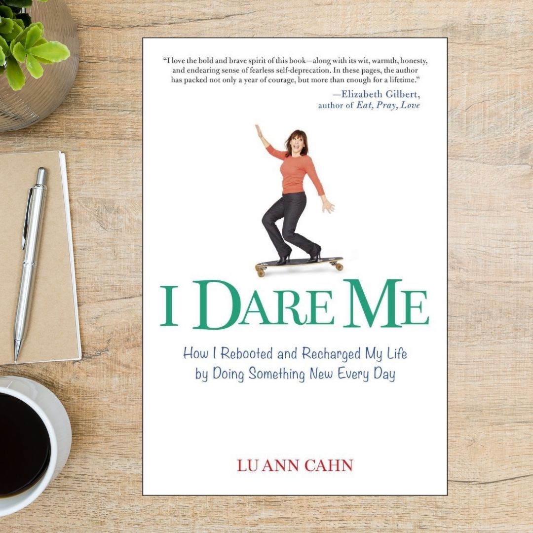 Paperback book "I Dare Me" by Luann Cahn