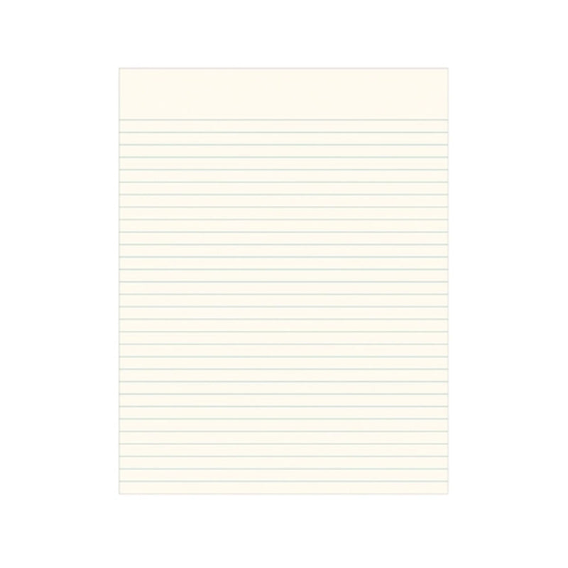 Blank lined notebook page