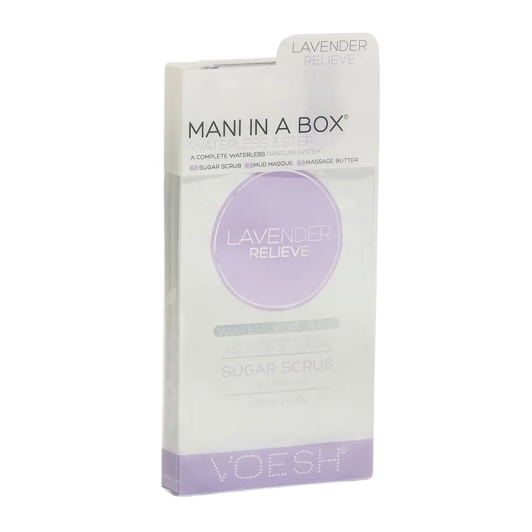 Lavender Relieve Mani in a Box package