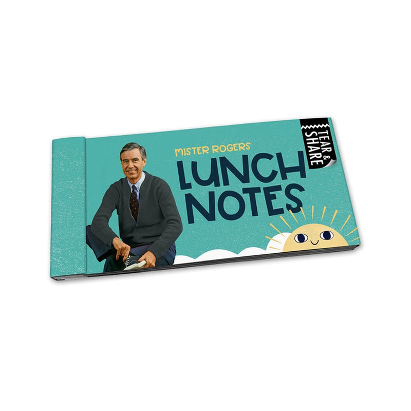 Booklet of tear and share Lunch Notes from Mister Rogers