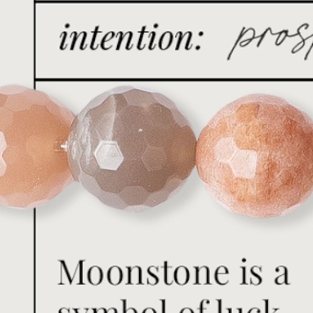 Moonstone beads