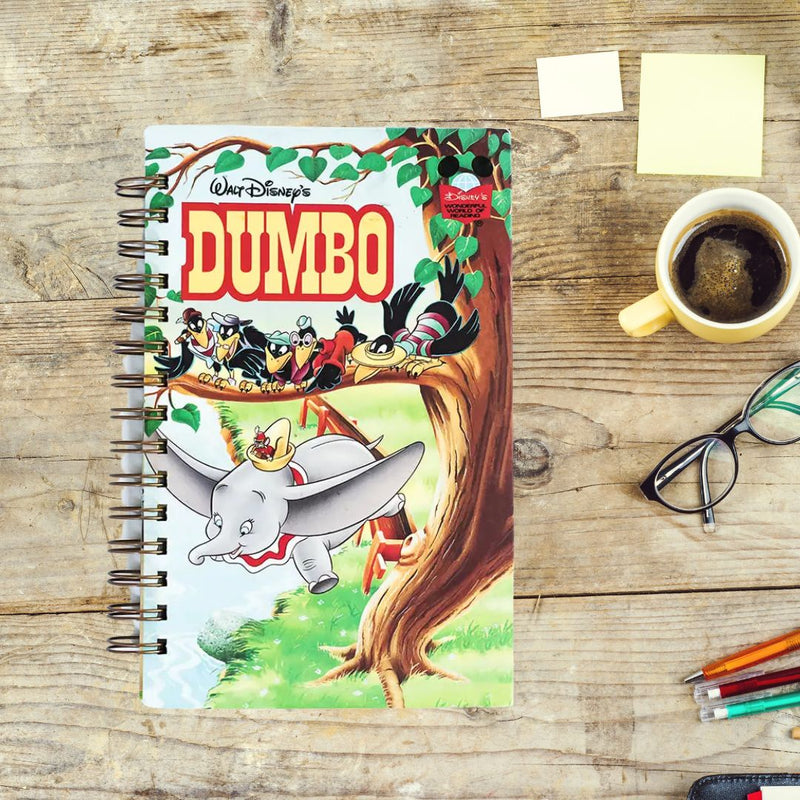 Dumbo book turned into a spiral bound journal