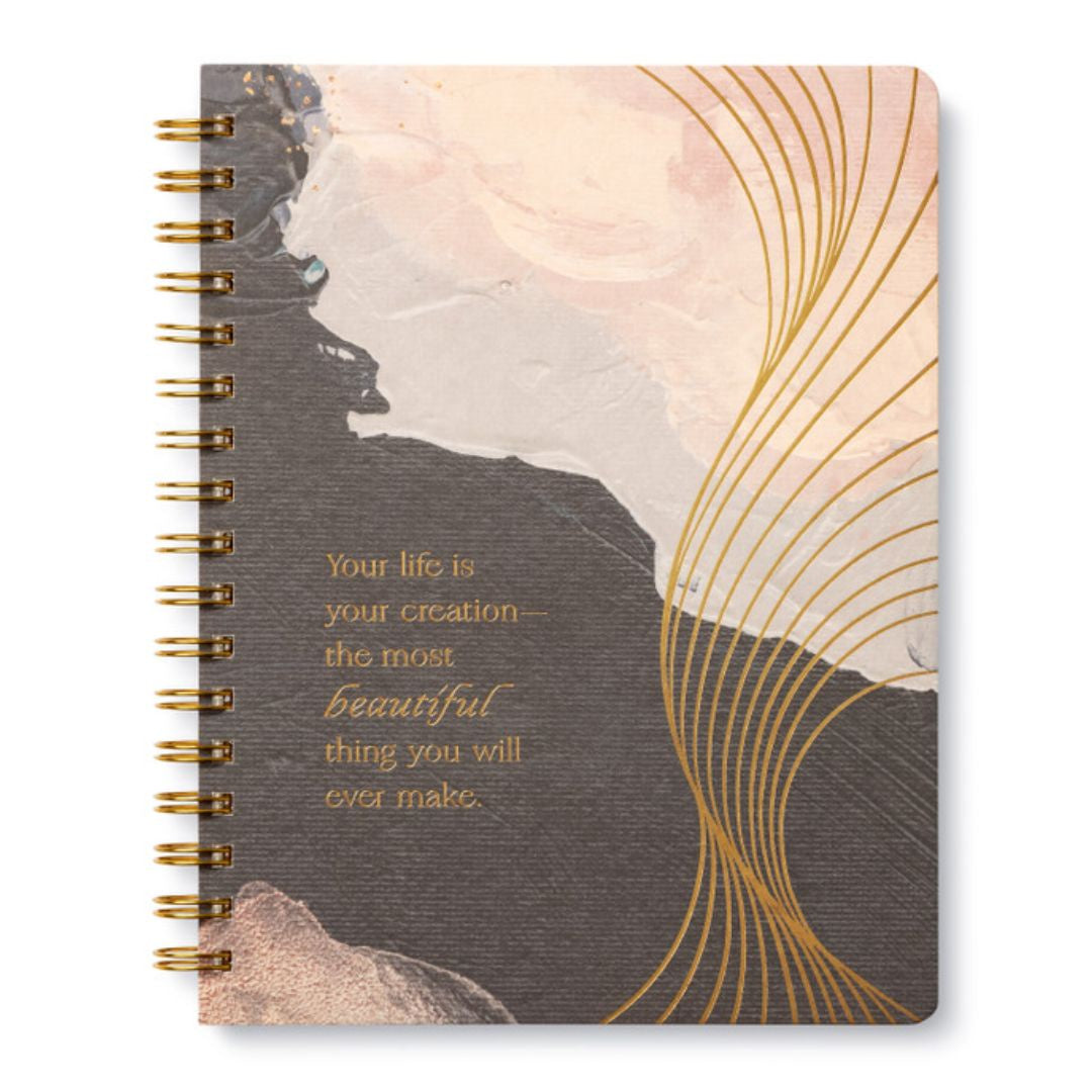 Your Life is Your Creation - spiral notebook