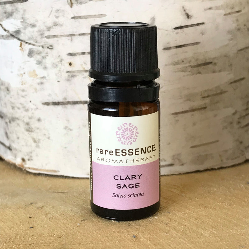 Clary Sage essential oil has a strong earthy scent and is frequently used for calming, relaxing, and reducing anxiety.